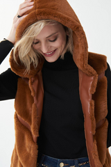 JOSEPH RIBKOFF VESTE SANS MANCHE FEMME