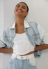 LEZ A LEZ CROP TOP FEMME