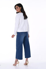 FRANK LYMAN PANTALON DENIM FEMME