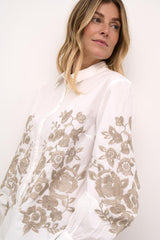CREAM CHEMISE FEMME