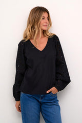 CREAM BLOUSE FEMME