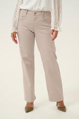 CREAM JEANS FEMME