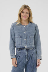 KAFFE VESTE EN JEAN FEMME