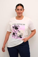 KAFFE CURVE T-SHIRT FEMME