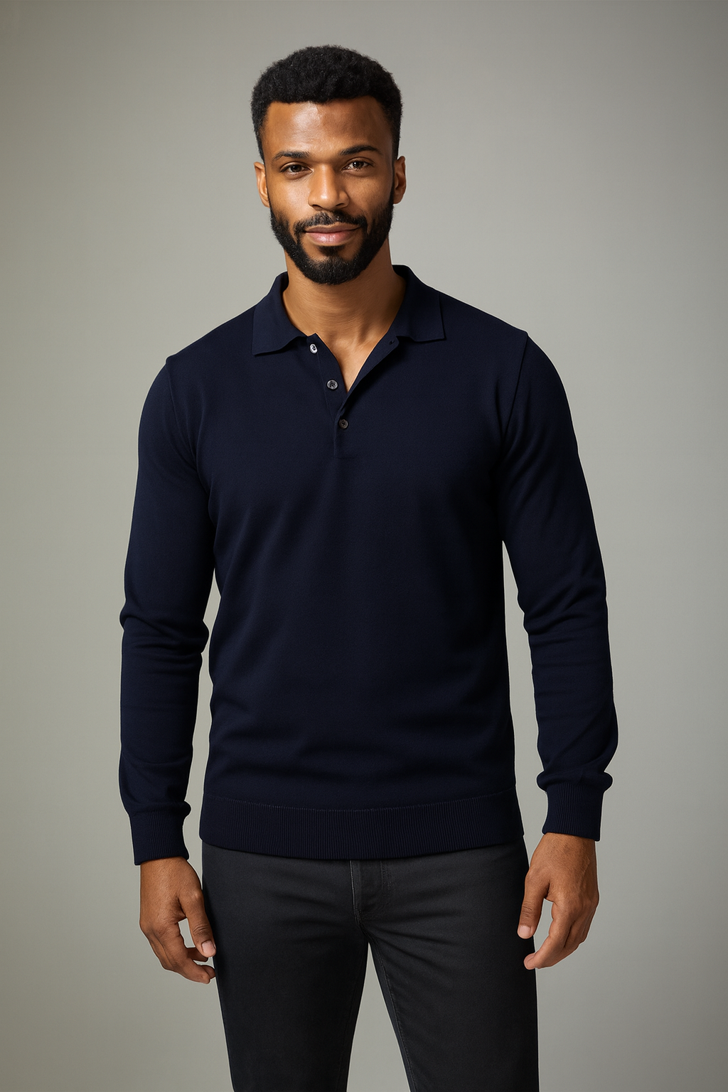 MODANGO POLO MANCHES LONGUES HOMME