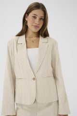 CREAM VESTON FEMME