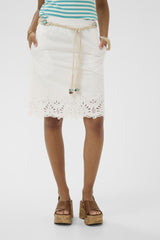 CREAM JUPE FEMME