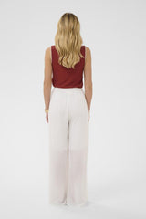 CREAM PANTALON FEMME