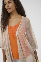 CREAM CARDIGAN FEMME