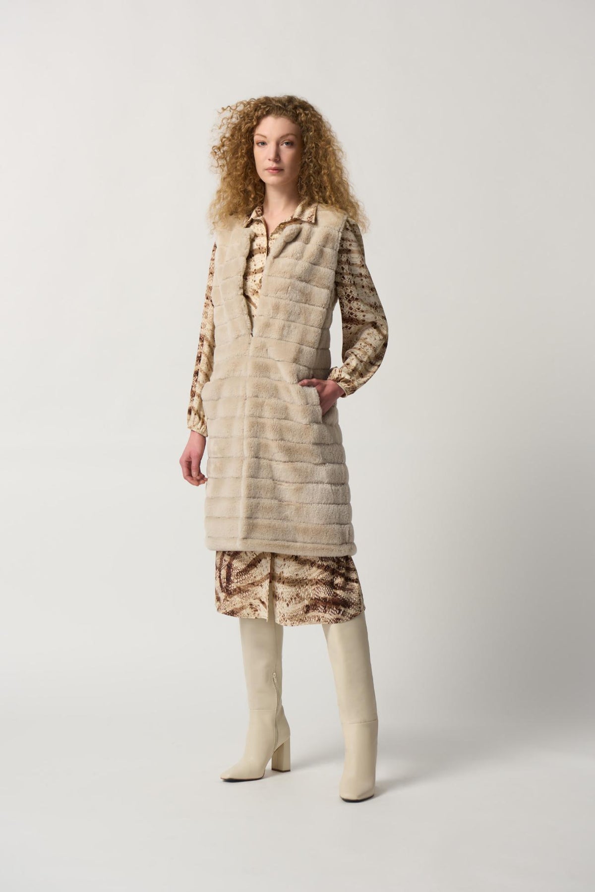 JOSEPH RIBKOFF VESTE SANS MANCHES FEMMES
