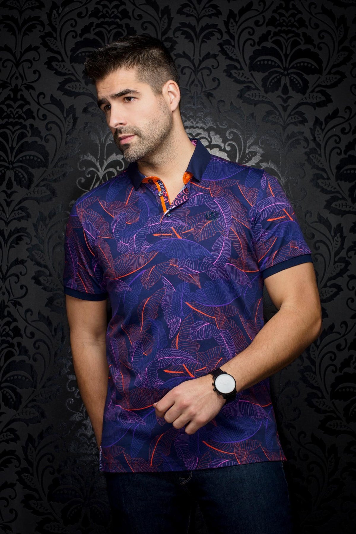 AU NOIR POLO HOMME