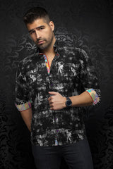 AU NOIR CHEMISE KNIT HOMME