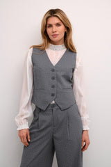 Cream Veston Sans Manche Femme