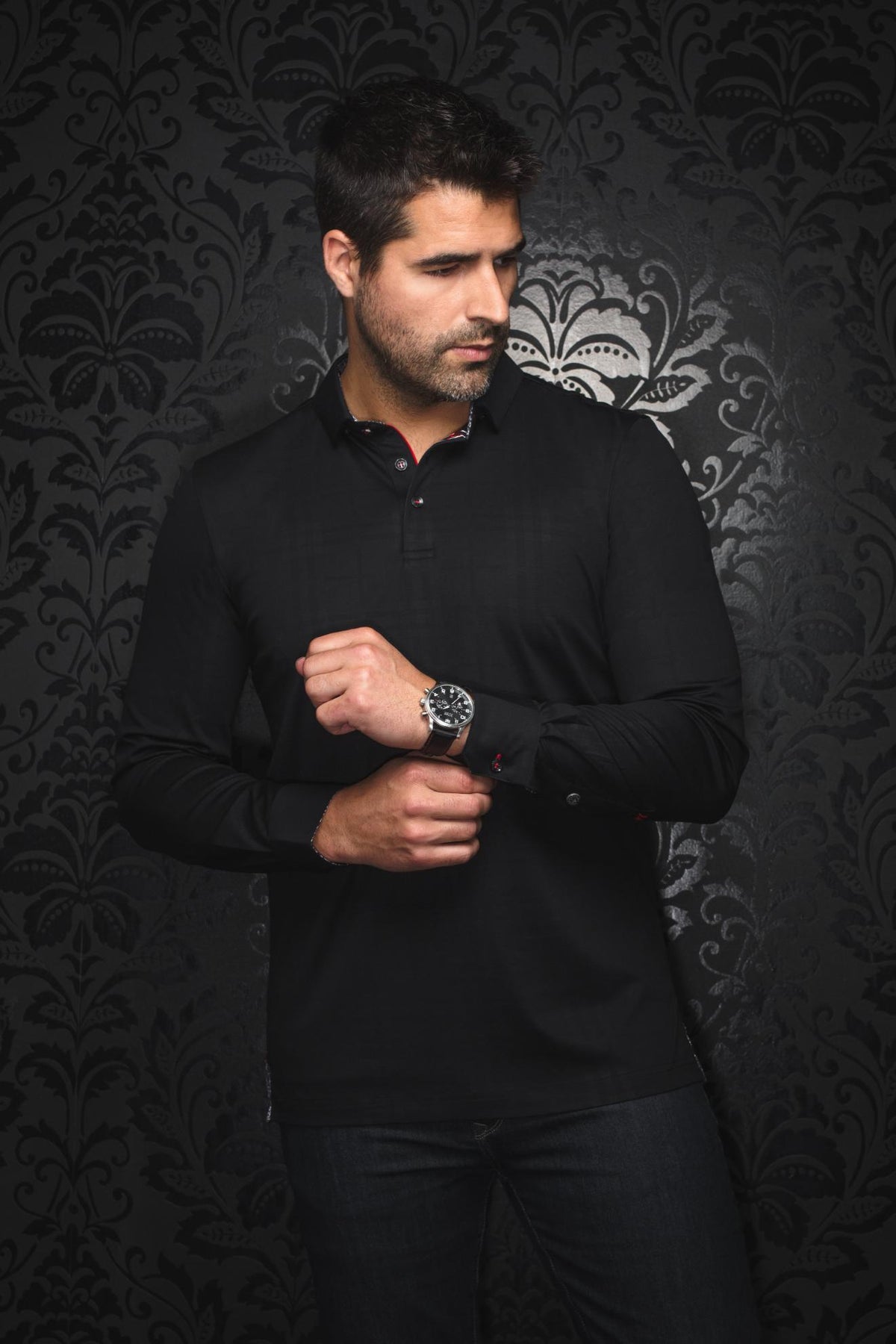 AU NOIR POLO HOMME