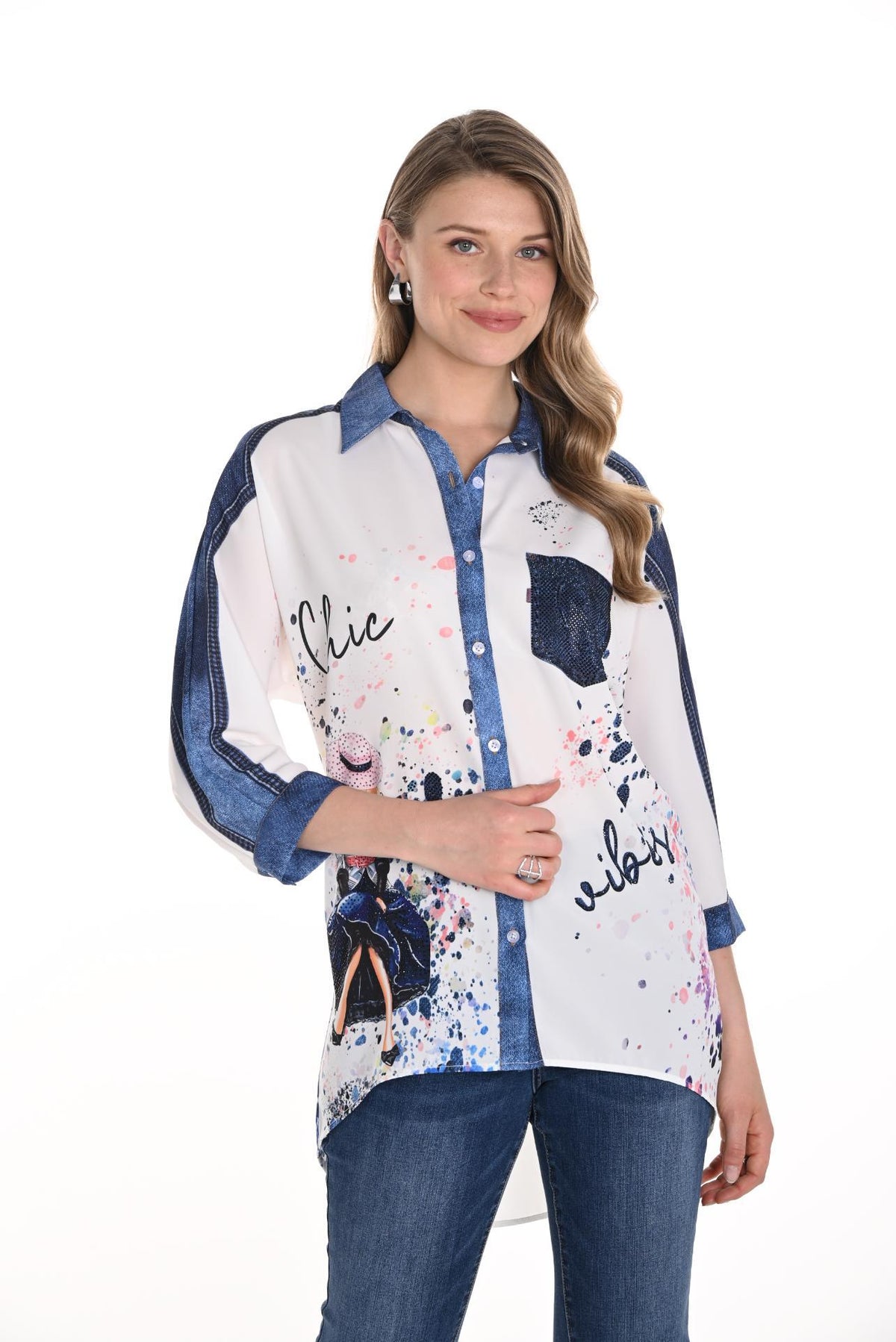 FRANK LYMAN CHEMISE FEMME