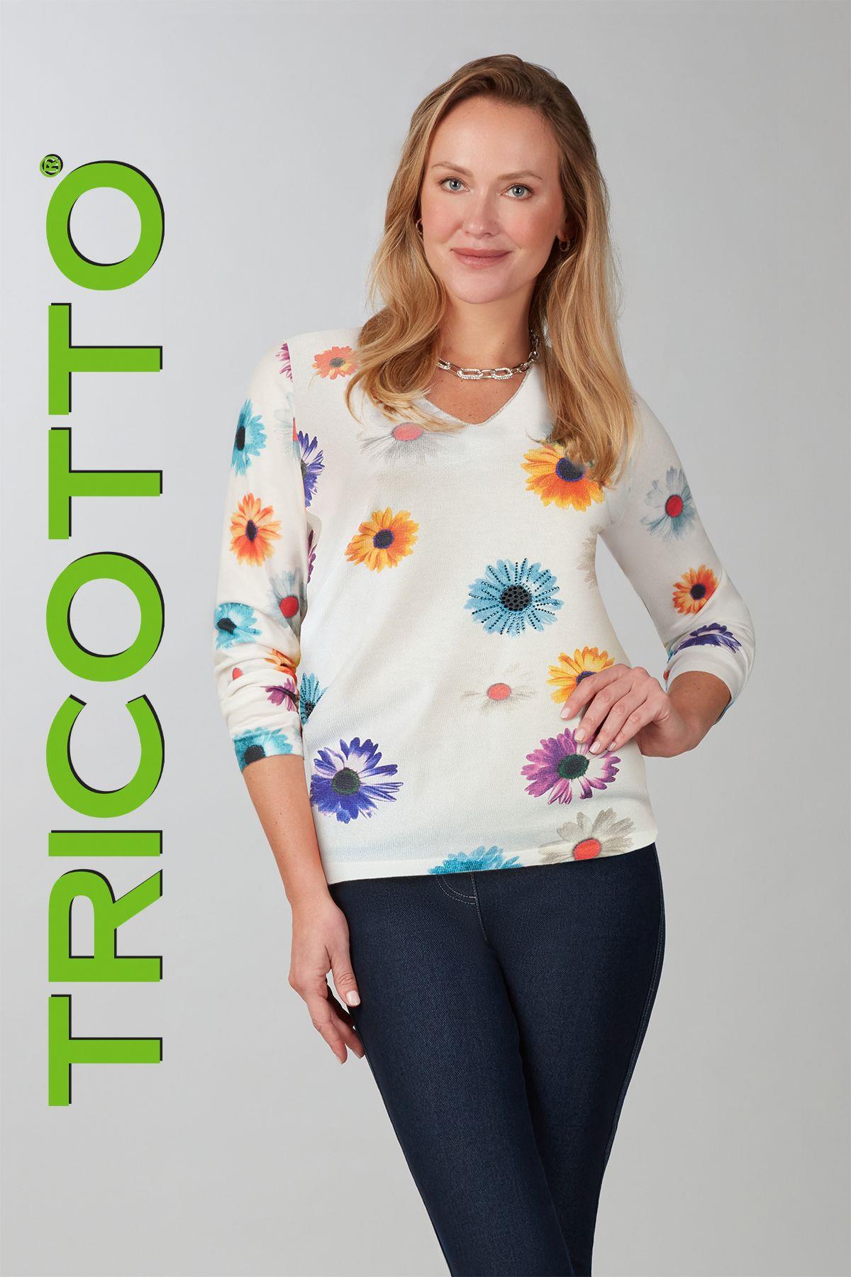 TRICOTTO Chandail Manche Longue Femme