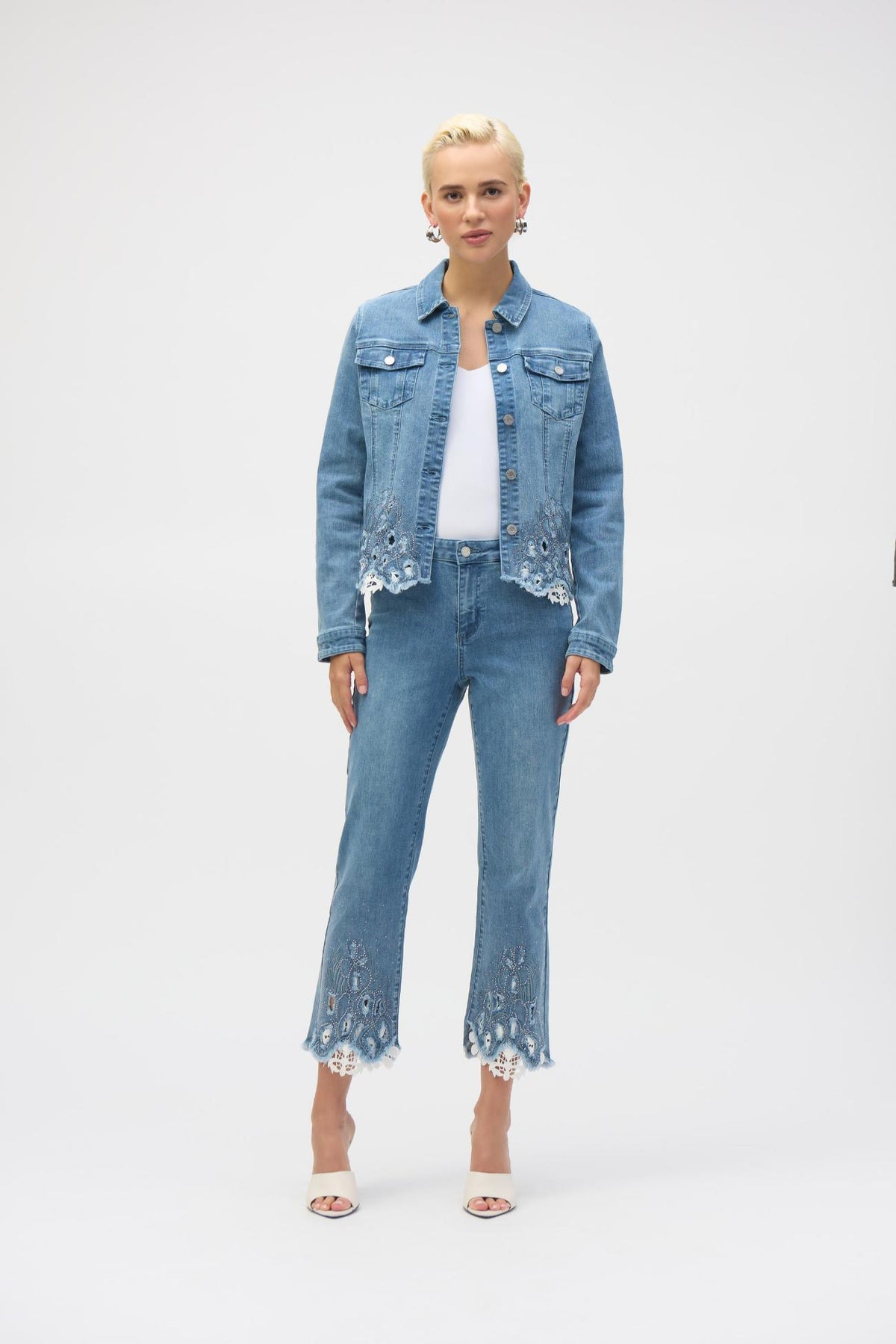 Joseph Ribkoff Veste En Jeans Femme