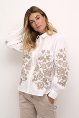 CREAM CHEMISE FEMME