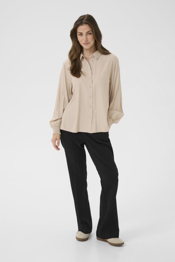 CREAM BLOUSE FEMME