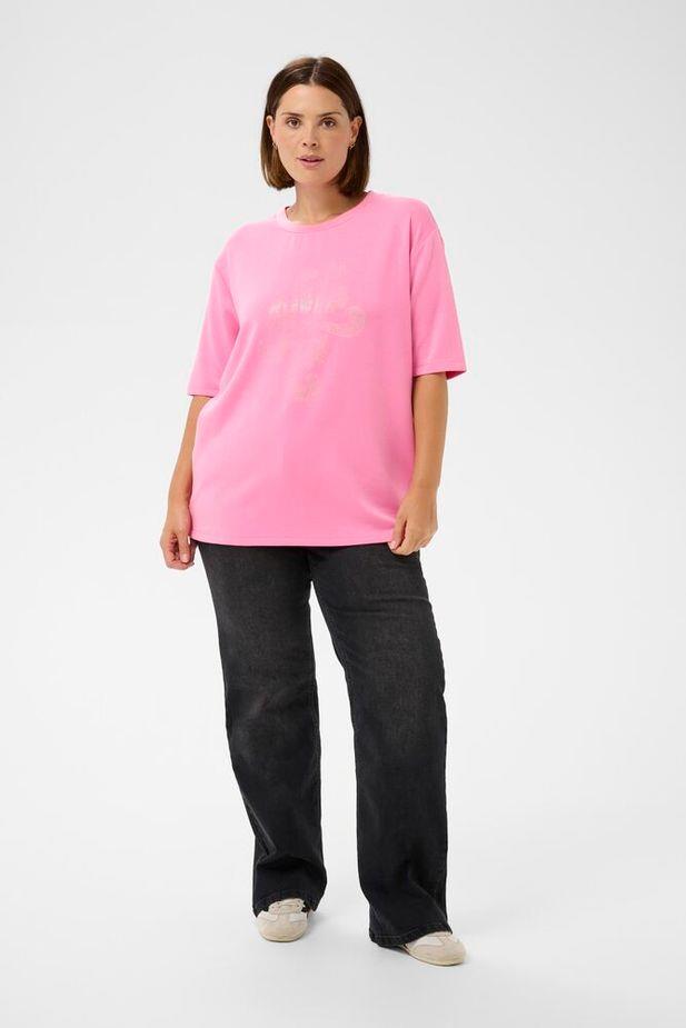 KAFFE CURVE T-SHIRT FEMME