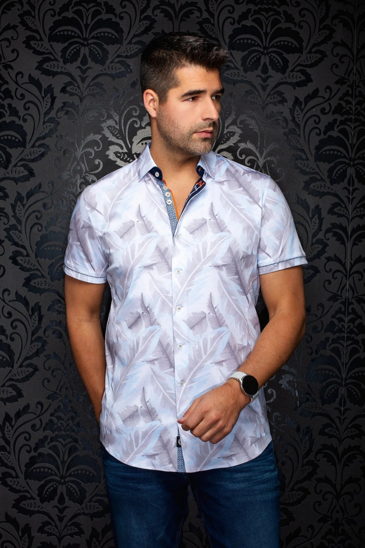 AU NOIIR CHEMISE HOMME