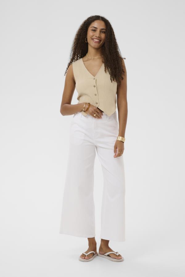 CREAM VESTE SANS MANCHE FEMME