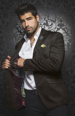 Au Noir Veston Homme