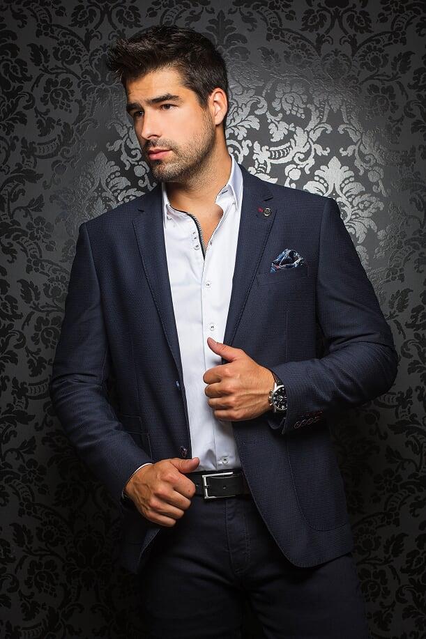 Au Noir Veston Homme