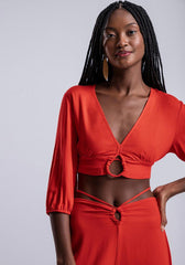 LEZ A LEZ CROP TOP FEMME