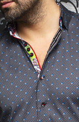 Au Noir Chemise Manche Courte Homme