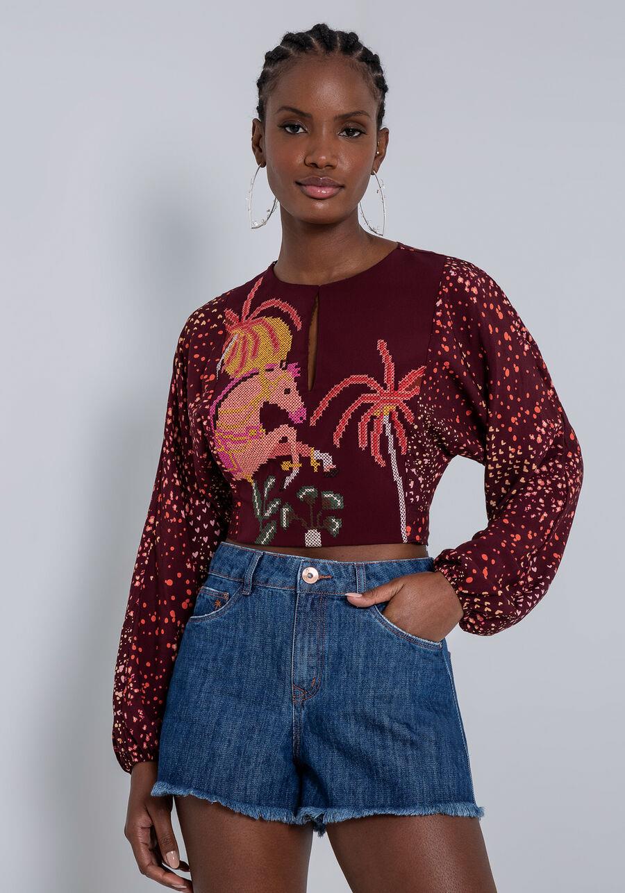 LEZ A LEZ CROP TOP FEMME
