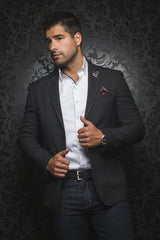 Au Noir Veston Homme