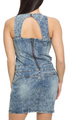 Karv Robe en Jeans Femme