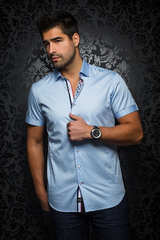 Au Noir Chemise Manche Courte Homme