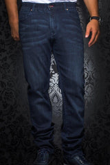 Au Noir Jeans Jambe Droite Homme