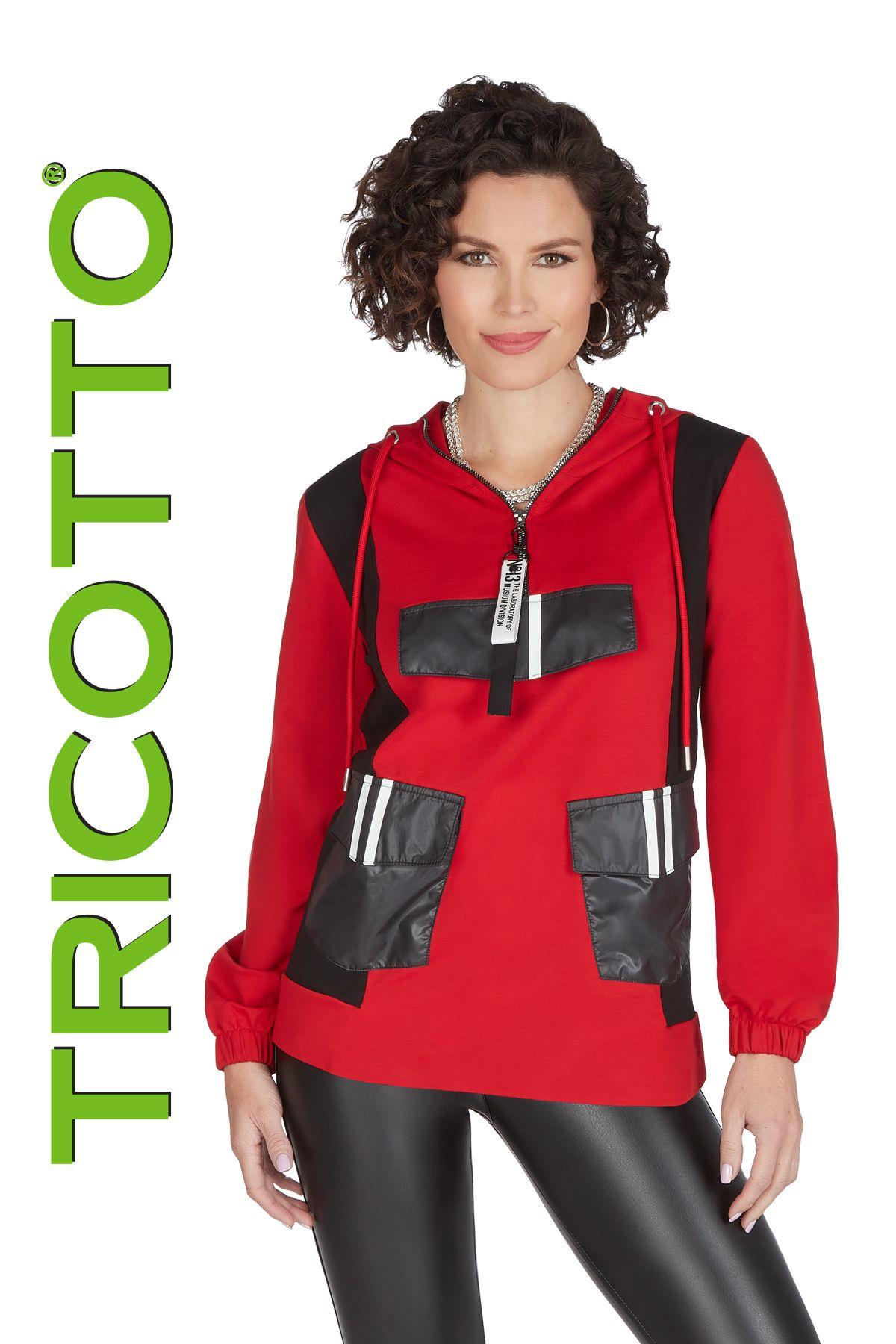 Tricotto Chandail hoodie Femme