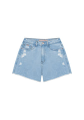 LEZ A LEZ SHORT EN JEANS FEMME