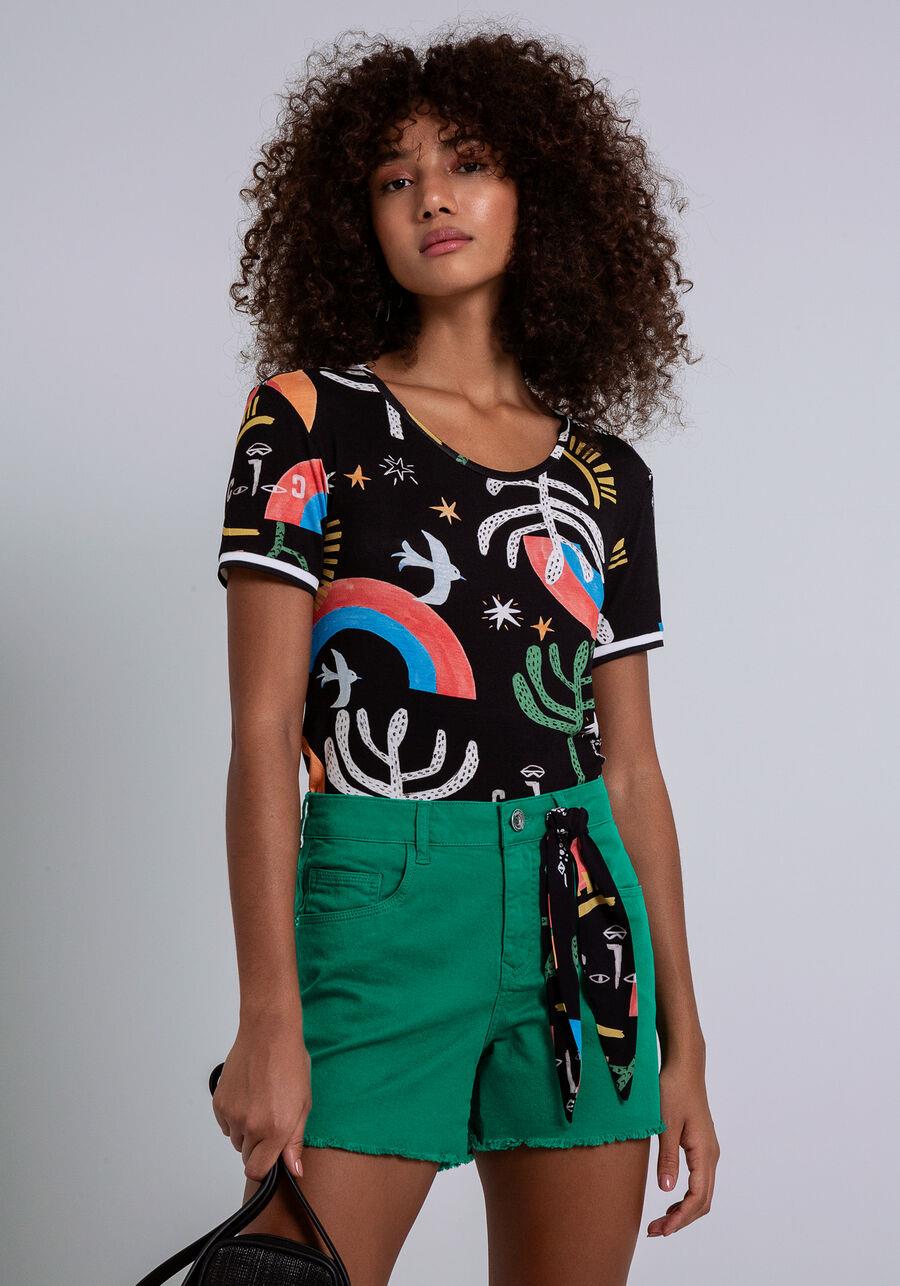 LEZ A LEZ SHORT EN JEAN FEMME