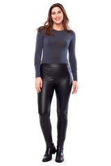 UP! LEGGING EN CUIR FEMME
