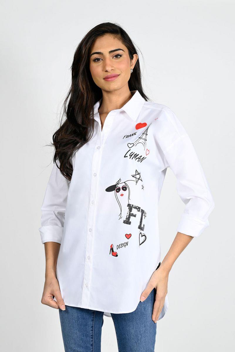 FRANK LYMAN CHEMISE FEMME