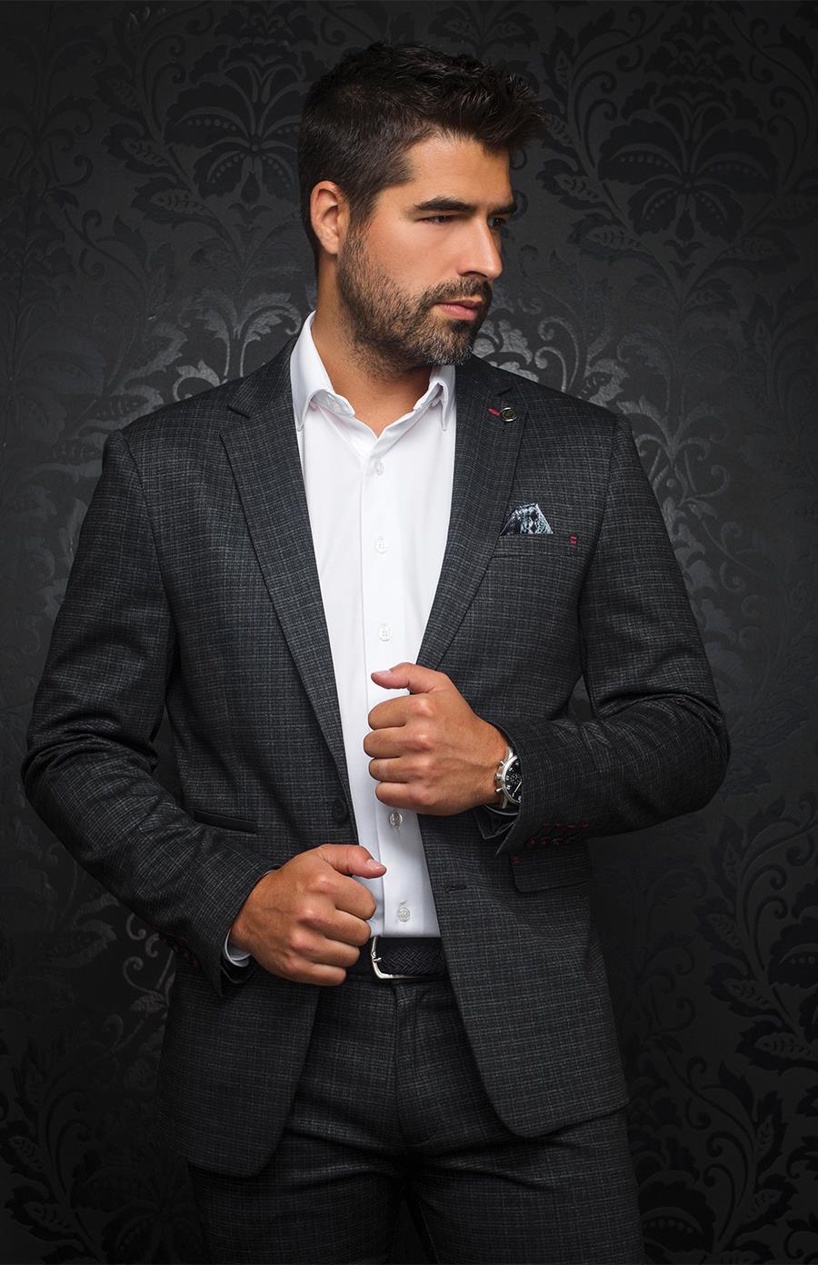 Au Noir Veston Homme
