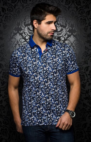 Au Noir Polo Homme