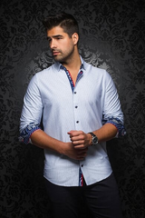Au Noir Chemise Knit Homme
