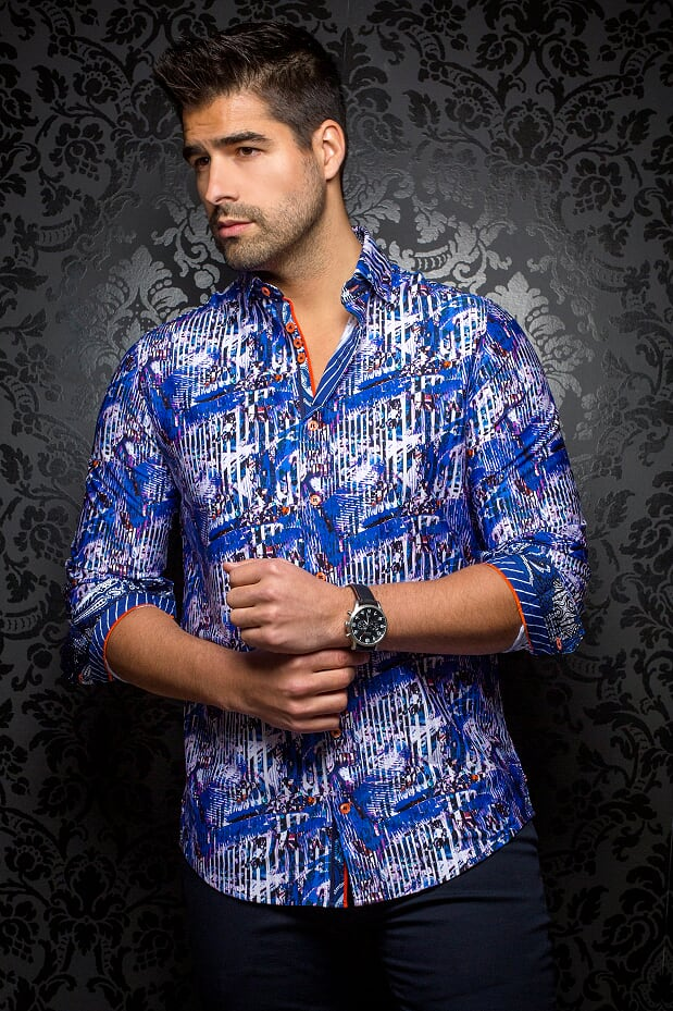 Au Noir Chemise Knit Homme