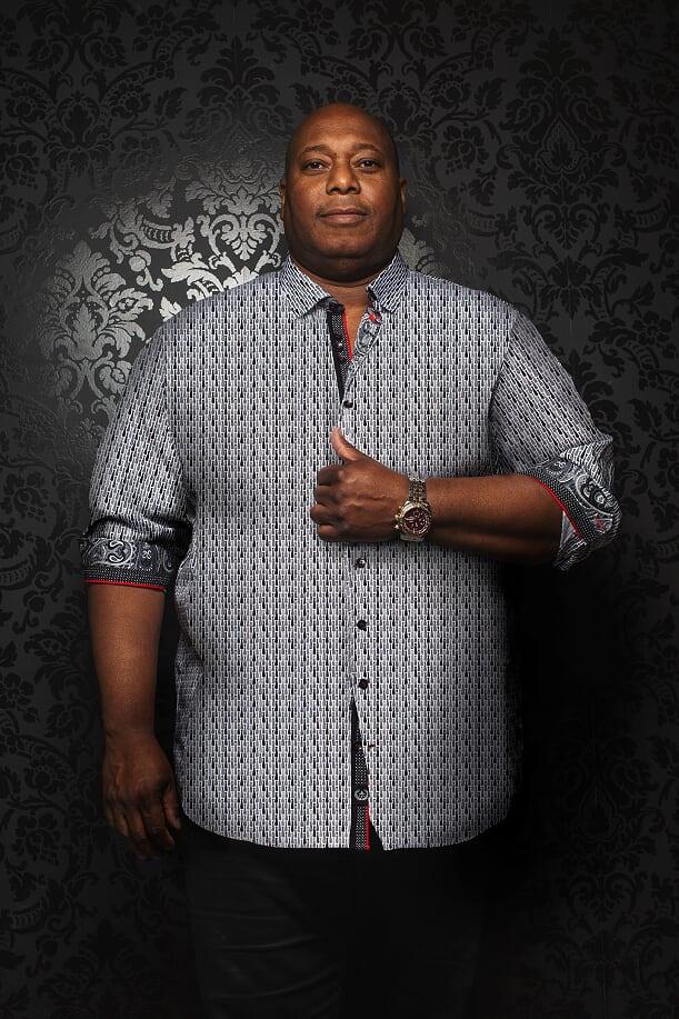 Au Noir Chemise Taille Plus Homme