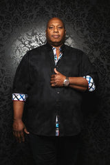 Au Noir Chemise Taille Plus Homme