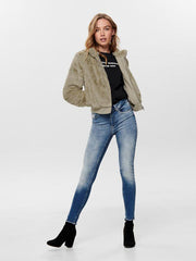 Only-Lightweight Faux Fur Coat