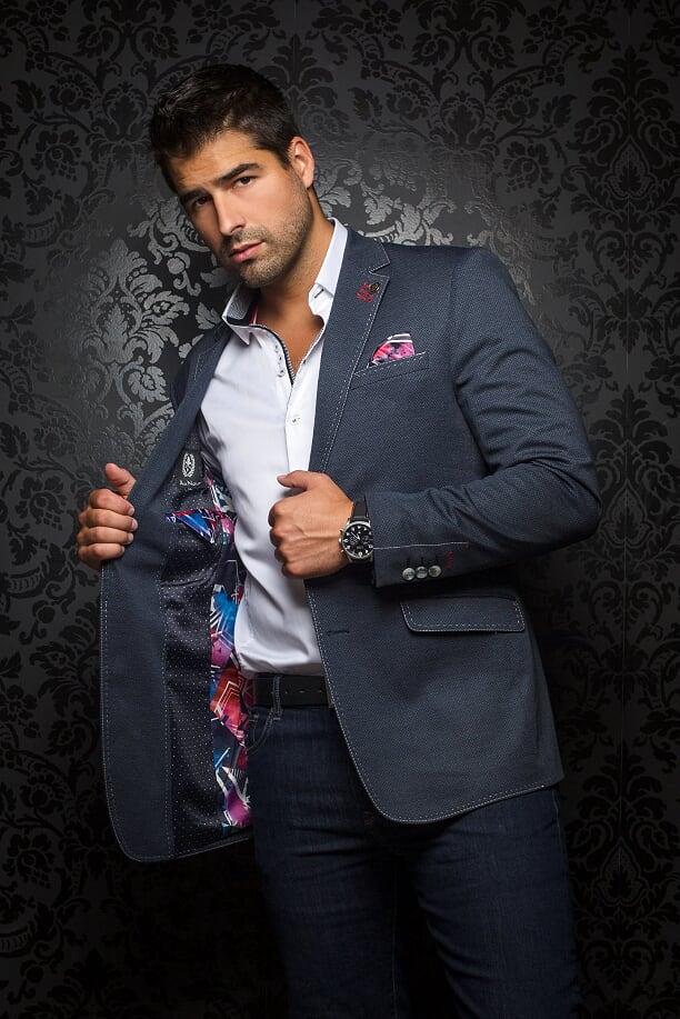 Au Noir Veston Homme