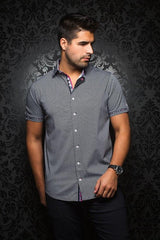 Au Noir Chemise Manche Courte Homme