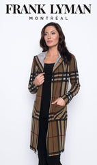 FRANK LYMAN MANTEAU LONG LEGER FEMME
